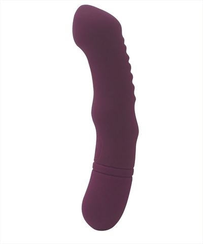 Фиолетовый перезаряжаемый G-вибратор Anfa - 18 см. - Le Frivole Fusion collection 05505