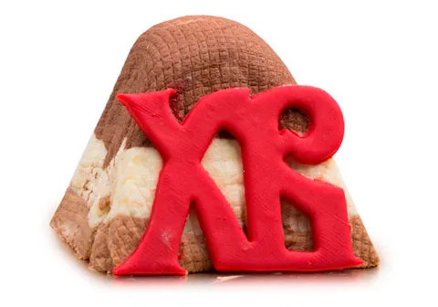 Творожная пасха "Три шоколада", 500г