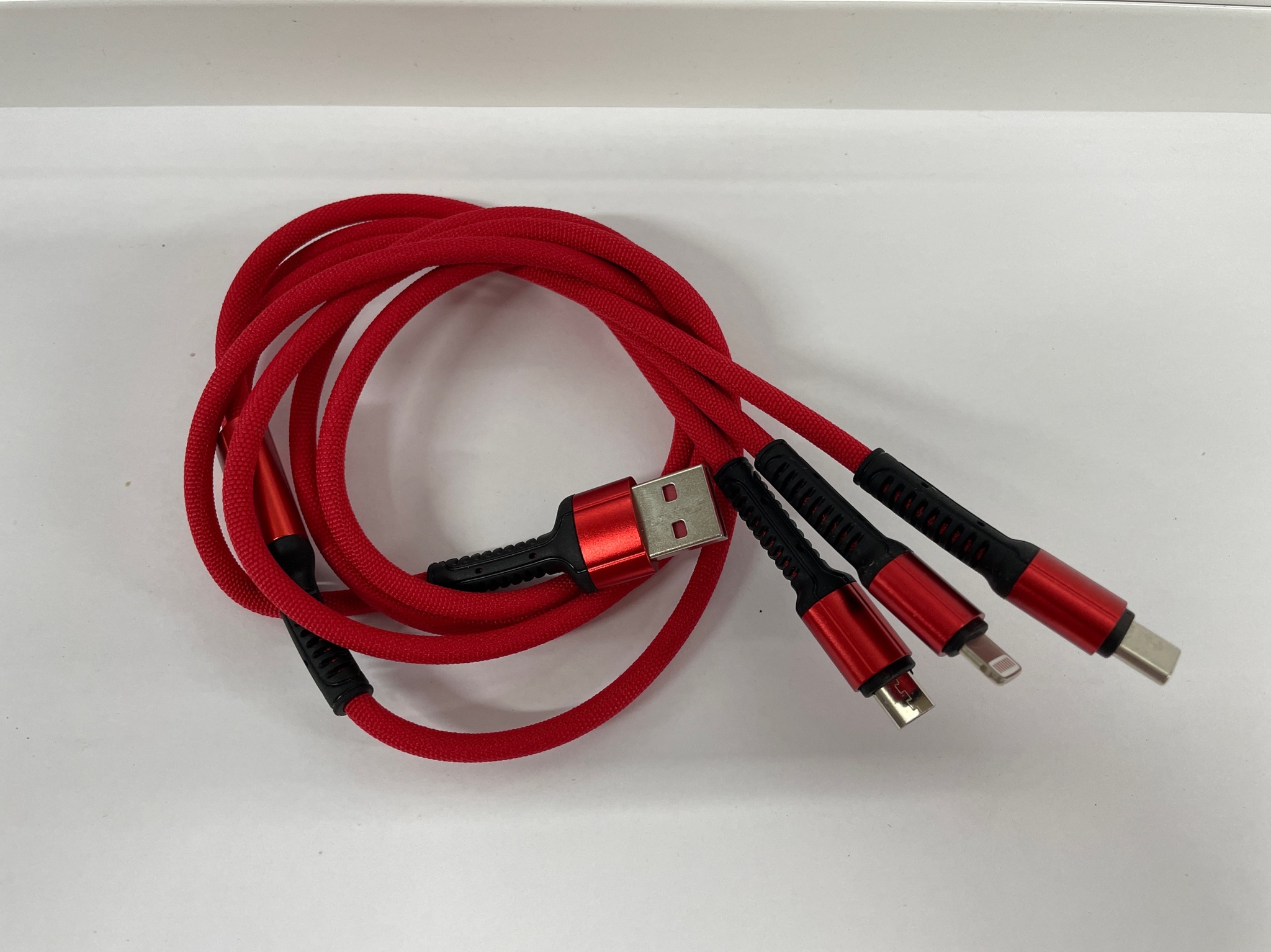 Универсальный кабель 3 в 1 (Lightning, TYPE-C, MICRO USB), usb провод 1,2м,  Зарядка для iphone, Зарядка для Android, Кабель 3 в одном Jamme, usb шнур -  купить по выгодной цене | Автоаксессуары