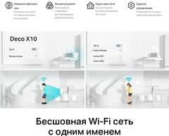 TP-Link Deco X10 AX1500 Домашняя Mesh Wi-Fi система (3 шт в комплекте)