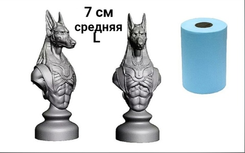 Силиконовый молд Шахматная фигура № 3 Конь ( средняя )