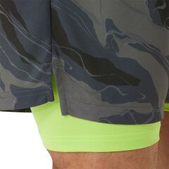 Теннисные шорты Asics Match Graphic 7in Short - carrier grey