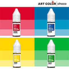 Набор гелевых жирорастворимых Art Color choco 4 цвета