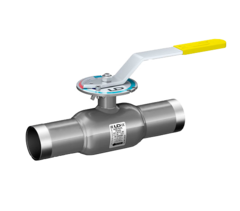 Кран стальной шаровой цельносварной LD Regula, DN-100 PN-25, длина-300мм, стандартнопроходной, приварной с ручкой