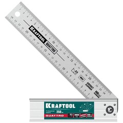 KRAFTOOL QUATTRO, 250 мм, 4 положения, складной столярный угольник (3444)