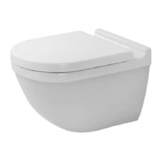 Duravit 25270900001 Starck 3 Унитаз подвесной безободковый, 540х360 мм, с креплением Durafix, с WG, цвет белый фото