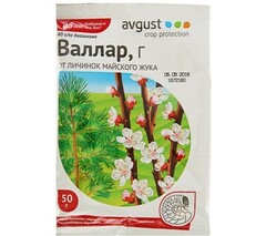 Инсектицид Валлар ср-во от личинок майского жука и проволочника 50гр