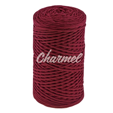 Plum polyester cord 2 mm