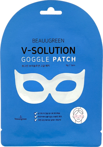 Beauugreen Маска-патч для кожи вокруг глаз V-Solution Goggle Patch