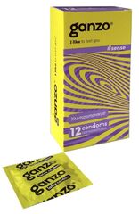 Тонкие презервативы для большей чувствительности Ganzo Sence - 12 шт. - 
