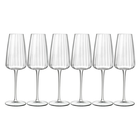 Набор фужеров для игристого вина Luigi Bormioli Вечеринка Просекко 210 мл, 6 шт, стекло хрустальное,