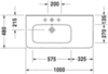 Раковина мебельная Duravit DuraStyle 2325100030