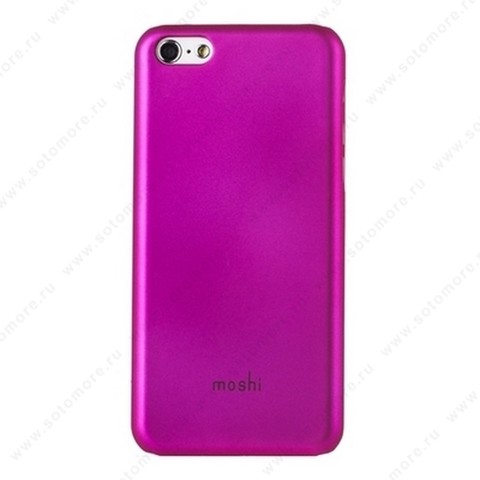 Накладка Moshi пластиковая для iPhone 5C ярко-розовая