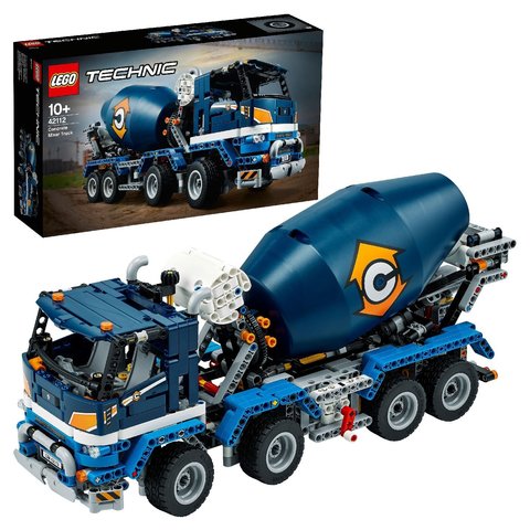 LEGO Technic: Бетономешалка 42112 — Concrete Mixer Truck — Лего Техник