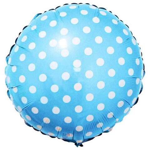 Круг, Голубой в Горошек