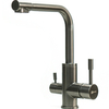 Lemark LM5061GMN Смеситель для кухни с подключением к фильтру питьевой воды, высота излива 27 см, длина 21 см, нерж. сталь/графит