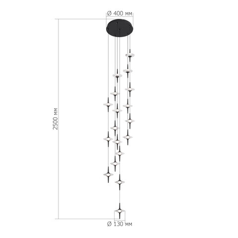 Светильник подвесной ST Luce Zenith SL6231.403.18
