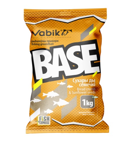Прикормка Vabik BASE Сухари-Семечки 1кг 10 шт/уп.