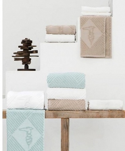 Набор полотенец 2шт Trussardi Tatami Bianco