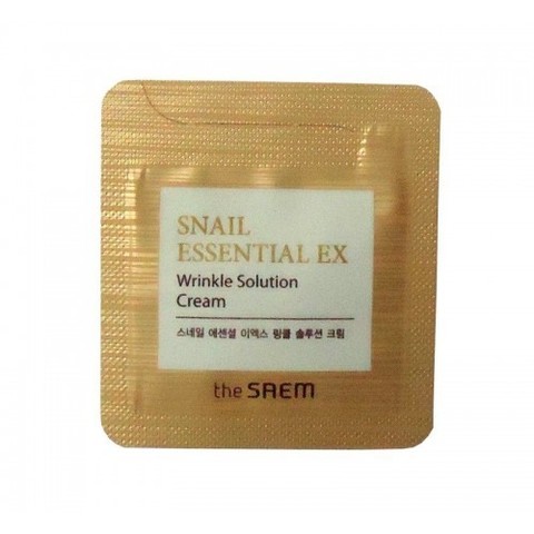 СМ Snail Essential Крем антивозрастной пробник (Sample) Snail Essential EX Wrinkle Solution Cream 1мл