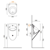 CATALANO 0932610001 Catalano Писсуар без отв. под крышку 61x31, покрытие Cataglaze+, цвет белый глянцевый