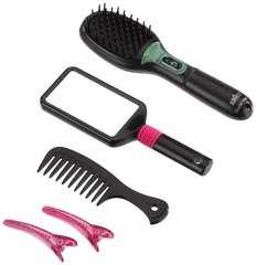 Klein Набор стилиста BRAUN SATIN HAIR: расческа с подсветкой и аксессуарами (5868)