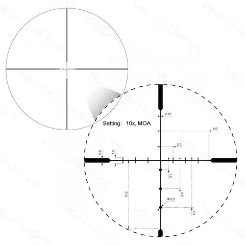 Прицел Vector Optics HUGO 3-12x44 (SCOM-30)