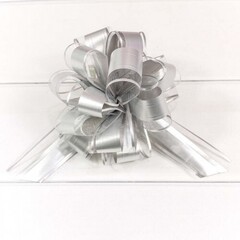 
          Бант Для Упаковки Подарка Ажурный 5 Х 5 См (Серебро)