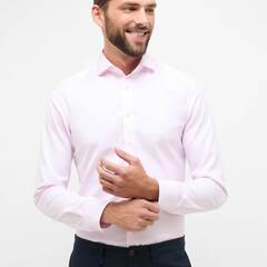 Сорочка мужская Eterna Slim Fit 8817-F182-50 из твила розовая