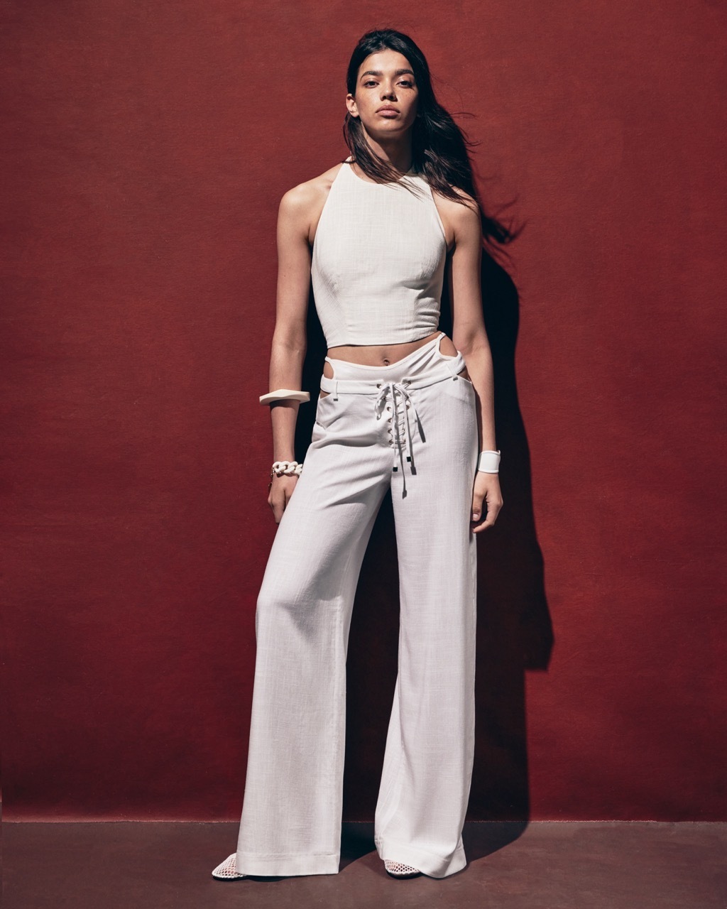 Брюки изо льна