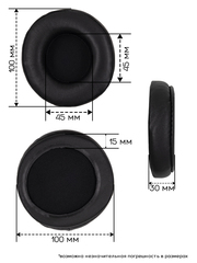 Амбушюры для Audio-Technica ATH-AD900, ATH-AD1000x, ATH-AD2000X, ATH-AD500X, ATH-AD700X, ATH-AD900X, Elite Velour (Натуральная кожа)