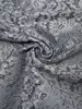 Ткань кружево на трикотажной основе люрекс, 230 гр/м2, 150 см, серый, под заказ
