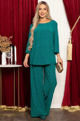 Костюм праздничный Сияние ночи (изумрудный) К14921-8М LT Collection