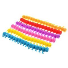 Антистресс Гусеница с ворсом - 25 см, в ассортименте, в уп 40 шт. цена за шт.