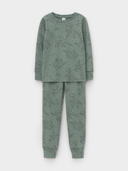 пижама  для мальчика  К 1552/весенний зеленый,динозавры