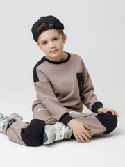 брюки  для мальчика  КР 400824/древесный к644