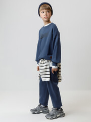 джемпер  для мальчика  КР 302796/синий космос к618