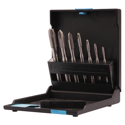 Набор метчиков машинных M3 -M12 HSSE DIN371/376 (B/4-5P) 7пр Volkel 47853