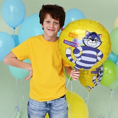 Шар круг с гелием Матроскин из Простоквашино