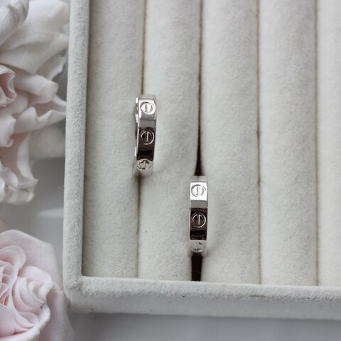 Швензы 20 мм с французским замком, родий, Ш114