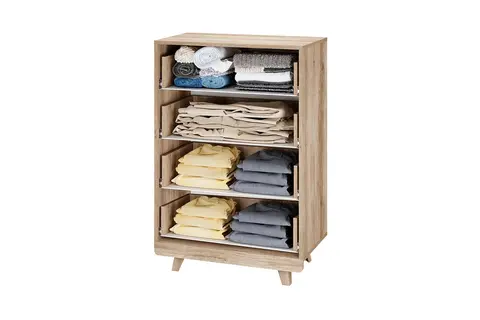 Комод Мегаполис КМ-02 дуб каньон / фотопечать аква