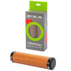 Грипсы HBBT-005 130 мм, коричневые с черными кольцами, прошитые/150319