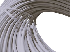 Трубка ТВ-40 (кембрик) 12,0 х 0,7 (150 м) белая