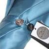 Зонт-трость Pasotti 185N 21284-17 BLUE SWAROVSKI