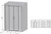 MSD4-180 белый + транспарент