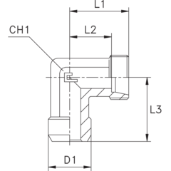 Соединение W90 DL12 (корпус) CAST