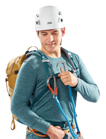 Картинка рюкзак туристический Deuter Trail 25 Almond-Deepsea - 4
