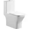 Унитаз-моноблок безободковый с сиденьем BelBagno NEON BB8617CPR-MN/SC