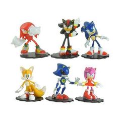 Набор фигурок 6 в 1"Sonic Modern Pack"(Соник Модерн Пэк), 6 см