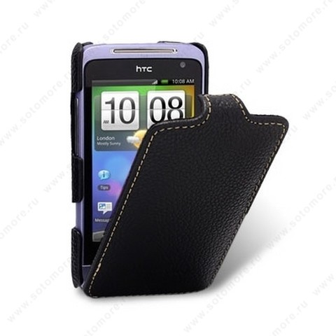 Чехол-флип Melkco для HTC Salsa/ G15/ C510e Leather Case Jacka Type (Black LC)